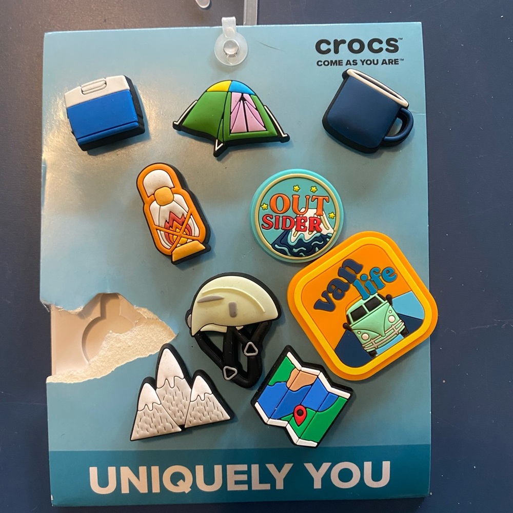 Rock Climber Original Jibbitz Crocs Charm: Uniquely You 9 pcs.
